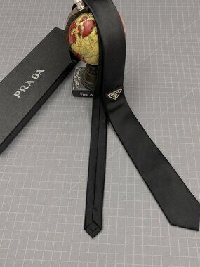 PRADA Black Tie Authentic Box Included (Unisex)🎓💻